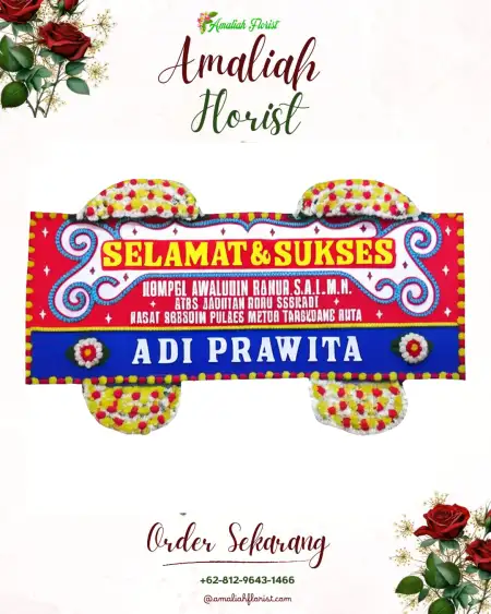 Papan Bunga Ucapan Selamat Sukaraharja